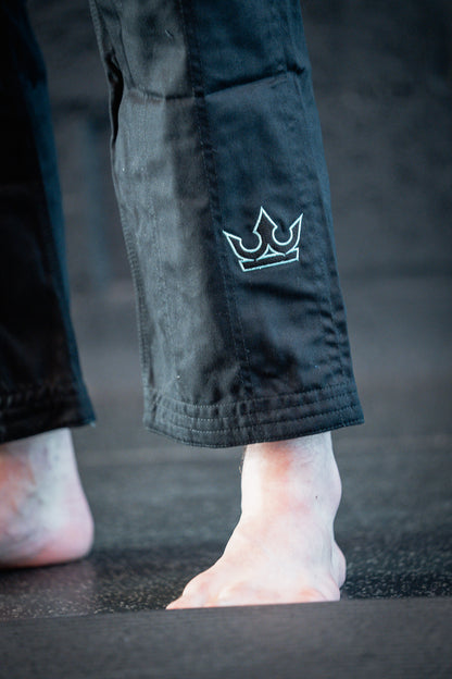 CHECKMAT- The Forge Gi – Base Edition - Cyan on Balck