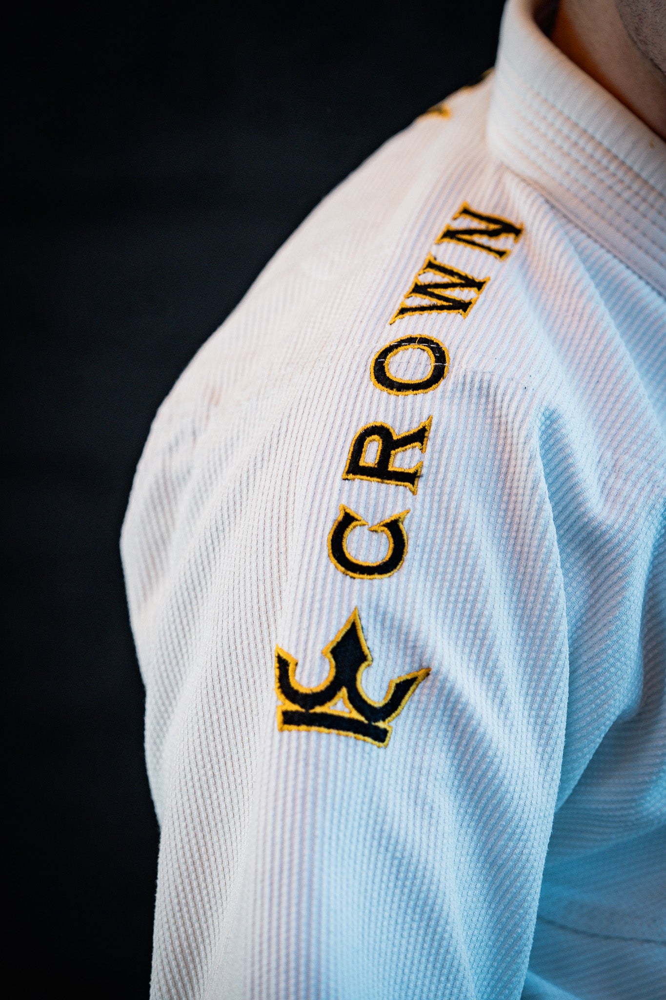 The Ember Checkmat Gi-  Yellow on White