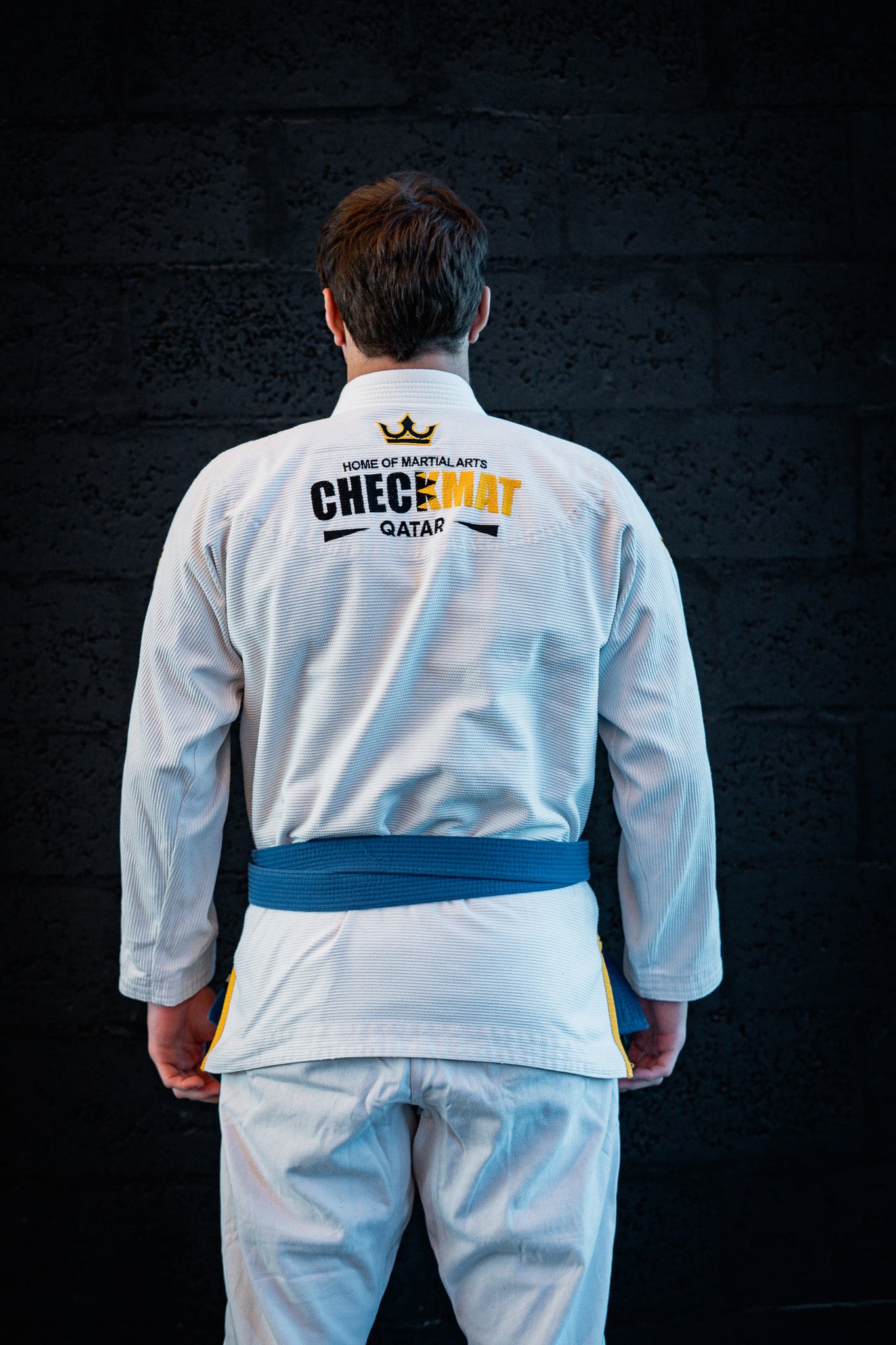 The Ember Checkmat Gi-  Yellow on White