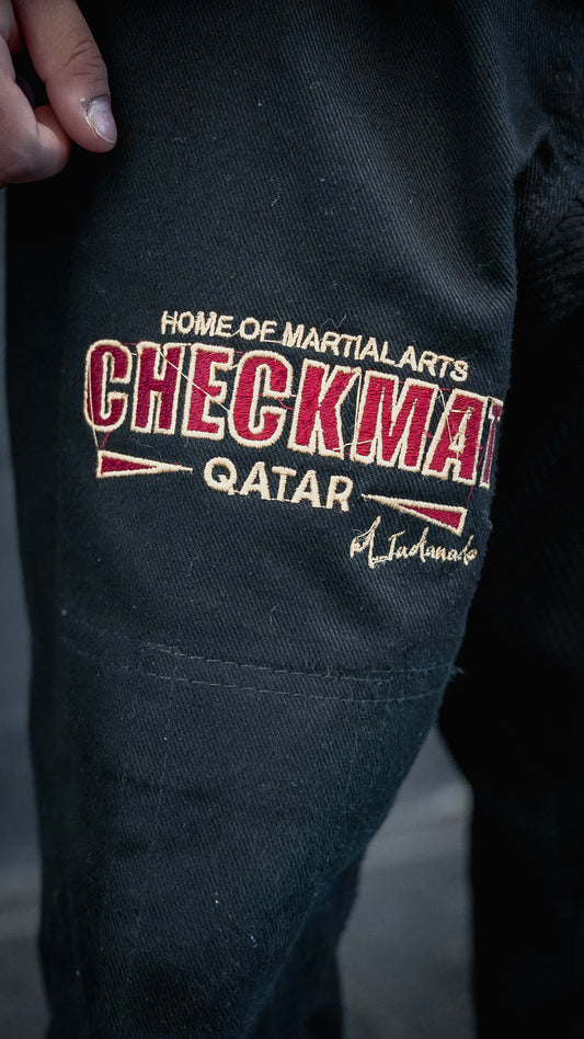 CHECKMAT BLACK AND RED KIDS