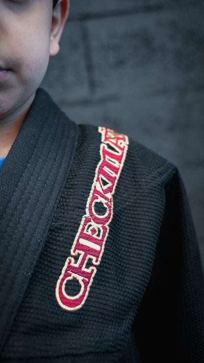 CHECKMAT BLACK AND RED KIDS