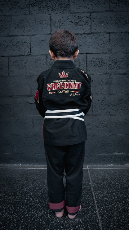 CHECKMAT BLACK AND RED KIDS