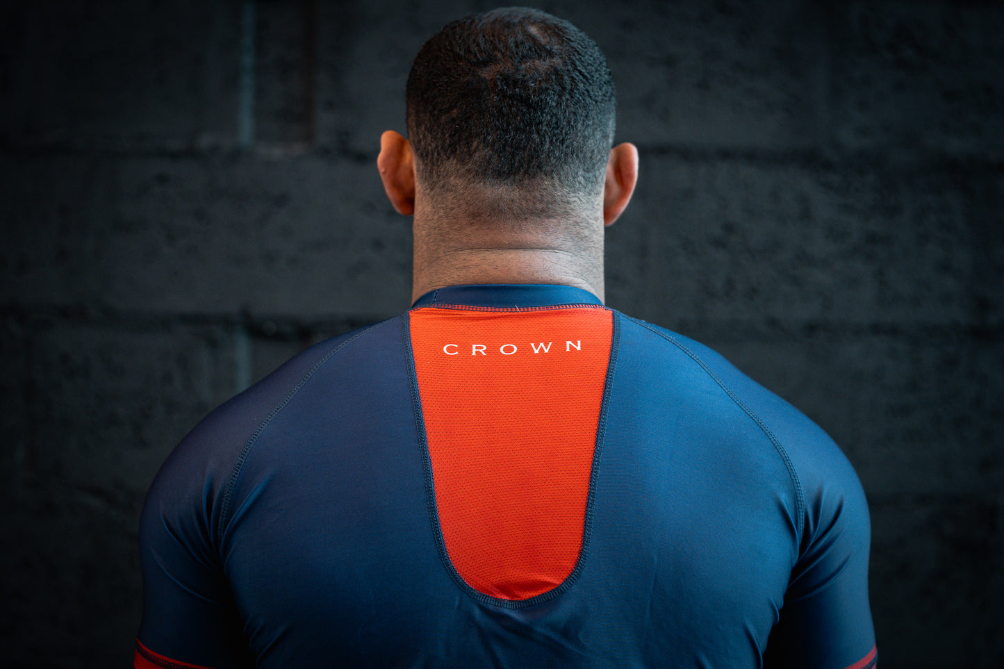 CROWN Rashguard Navy/Red – Made for Champions