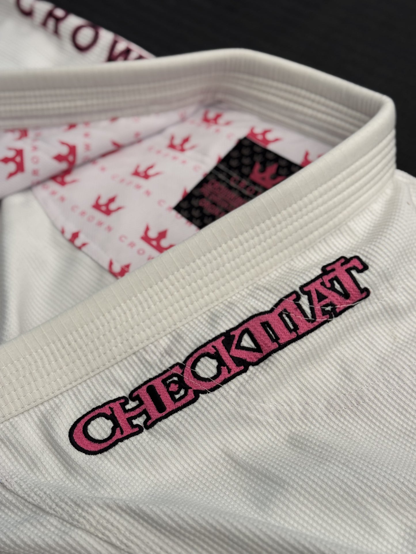 The Ember Gi – Checkmat Edition - Pink on White (Women's)