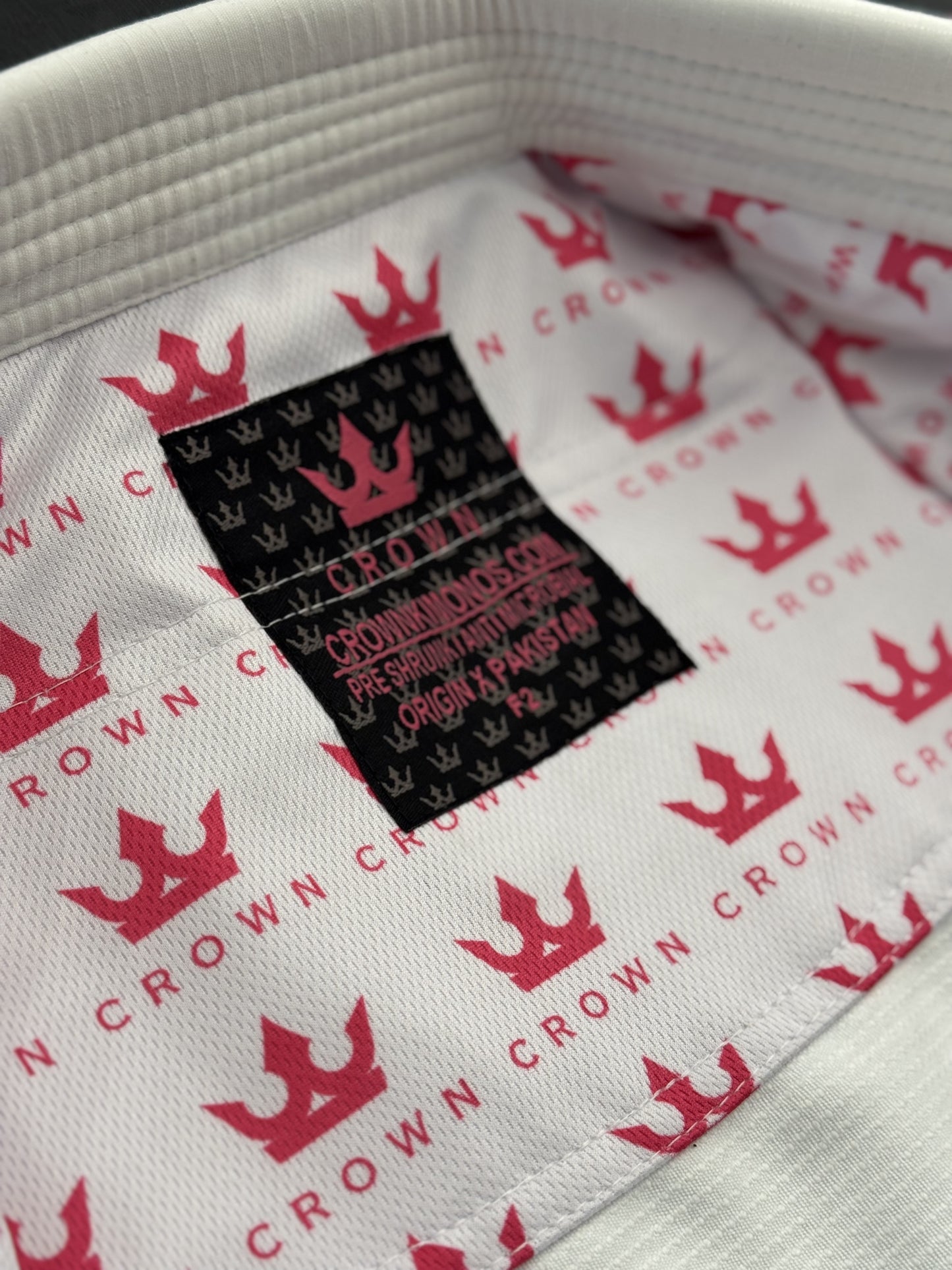 The Ember Gi – Checkmat Edition - Pink on White (Women's)
