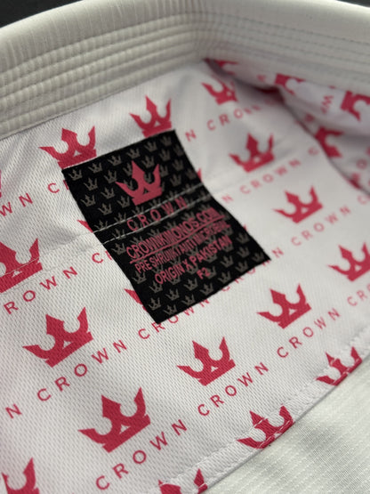 The Ember Gi – Checkmat Edition - Pink on White (Women's)