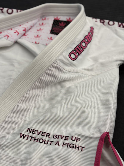 The Ember Gi – Checkmat Edition - Pink on White (Women's)