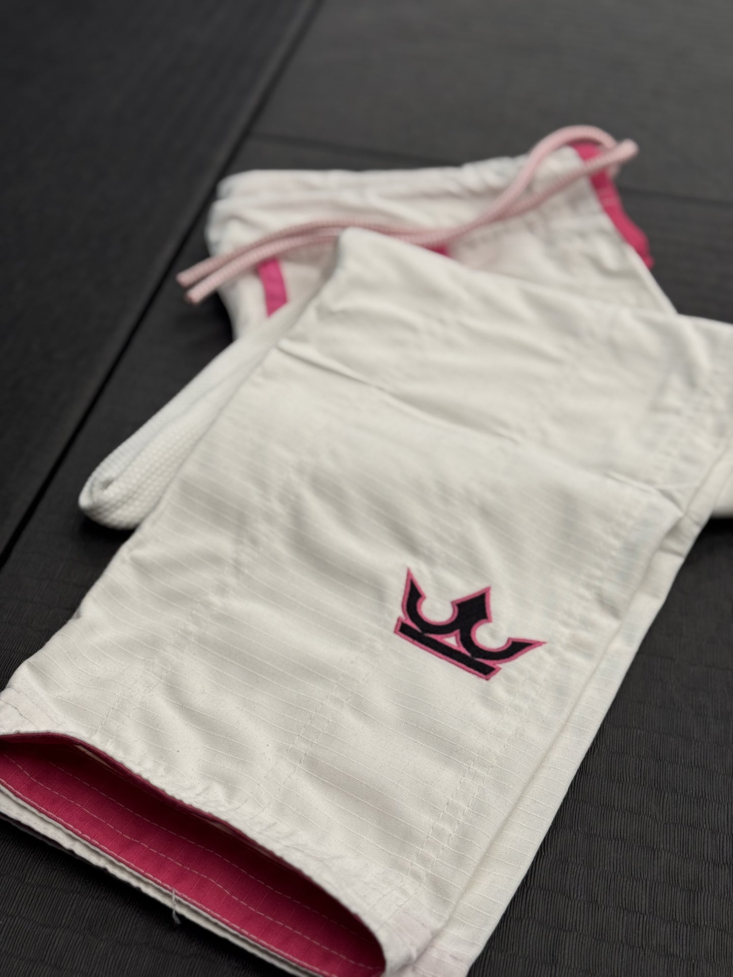 The Ember Gi – Checkmat Edition - Pink on White (Women's)