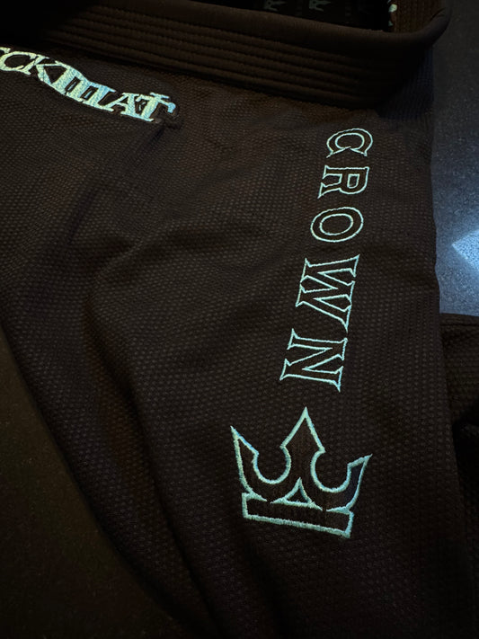 The Forge Gi – Base Edition - Cyan on Balck (Women's)