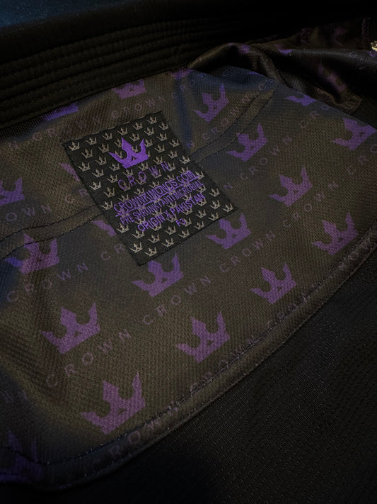 The Forge Gi – Base Edition - Purple on Balck (Women's)