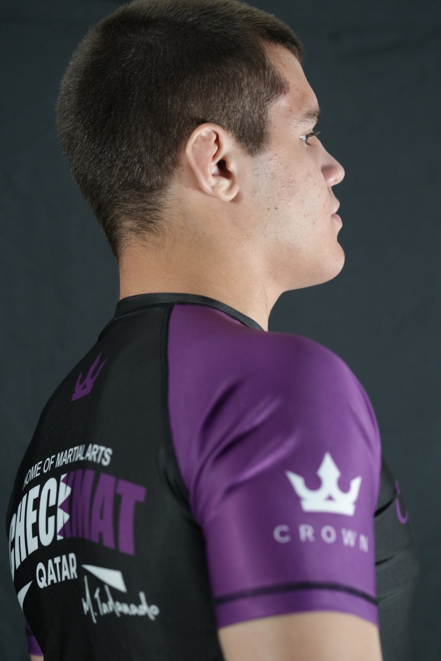 CHECKMAT Rashguard Purple Rank – Made for Champions