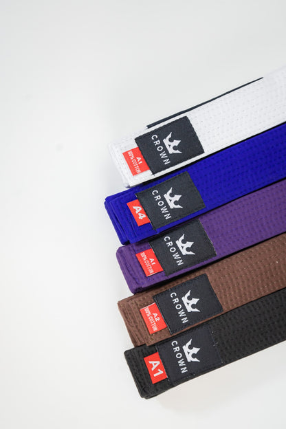 Crown BJJ Belt – Worn by Warriors. Built for Champions.
