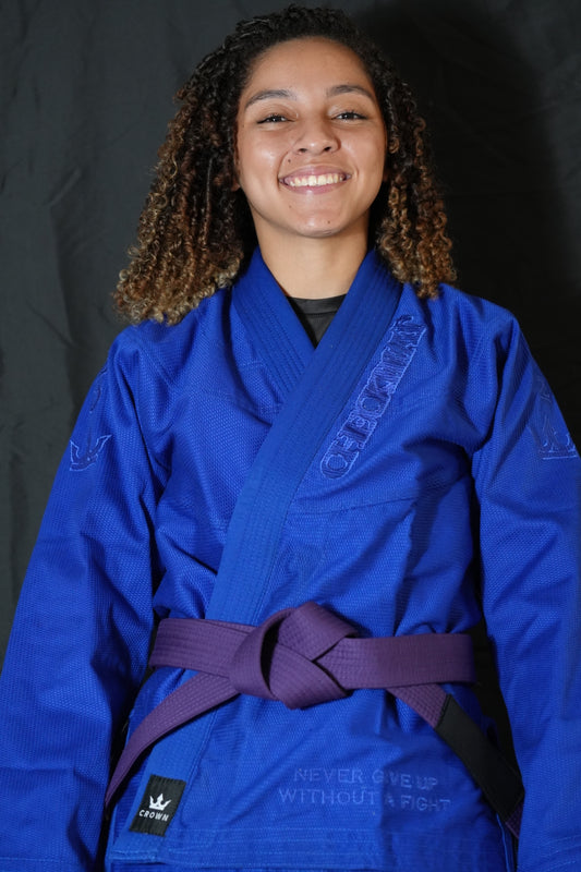 The Apex Gi – Checkmat Edition - Blue on Blue (Women's)
