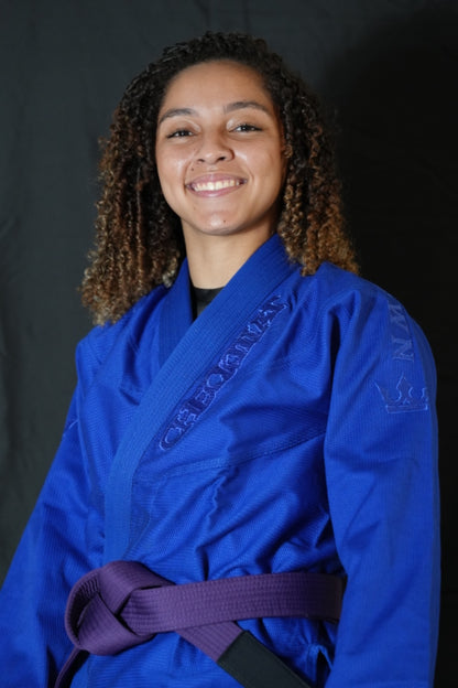 The Apex Gi – Checkmat Edition - Blue on Blue (Women's)