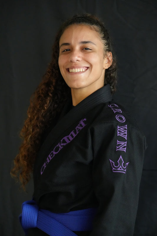 The Forge Gi – Checkmat Edition - Purple on Balck (Women's)