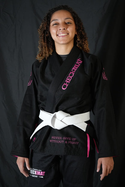 The Forge Gi – Checkmat Edition - Pink on Black (Women's)