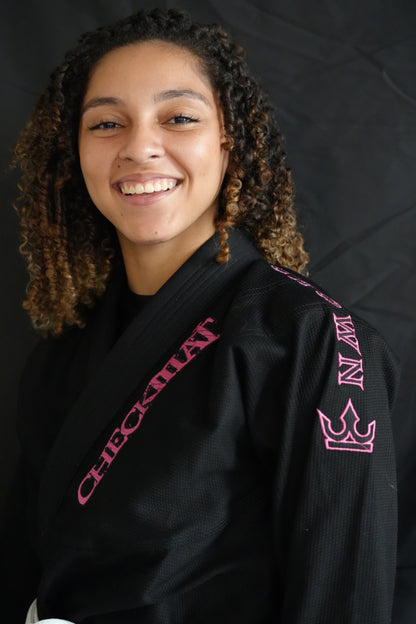The Forge Gi – Checkmat Edition - Pink on Black (Women's)