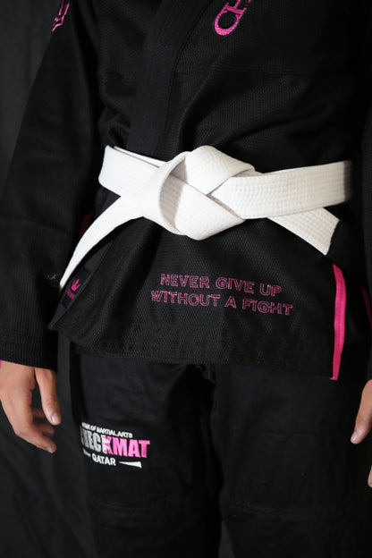 The Forge Gi – Checkmat Edition - Pink on Black (Women's)