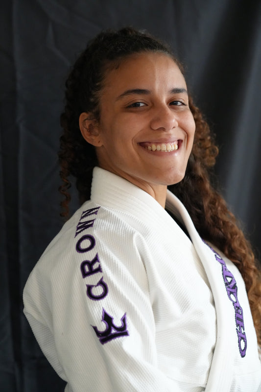 The Ember Gi – Checkmat Edition - Purple on White (Women's)