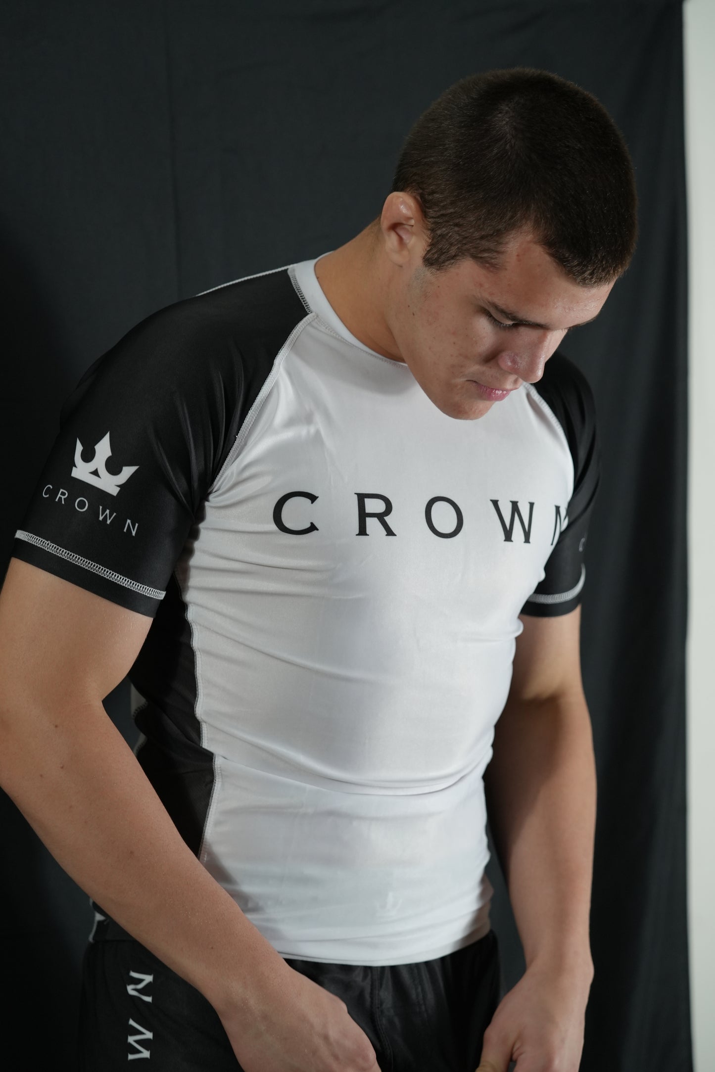 CHECKMAT Rashguard White Rank – Made for Champions