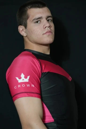 CROWN Rashguard BlacK/Pink – Made for Champions